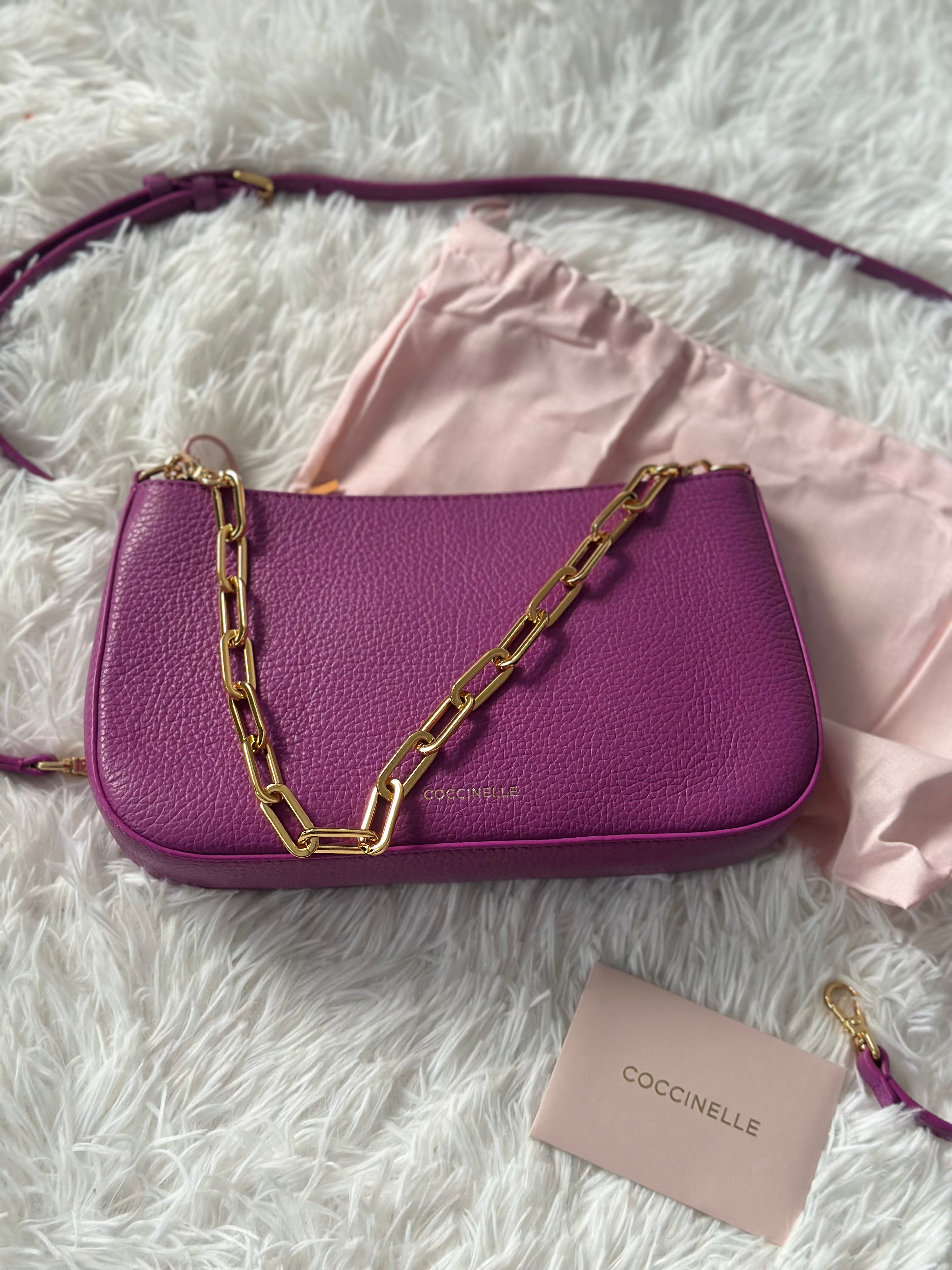 Coccinelle Dahlia Handtasche aus genarbtem Leder