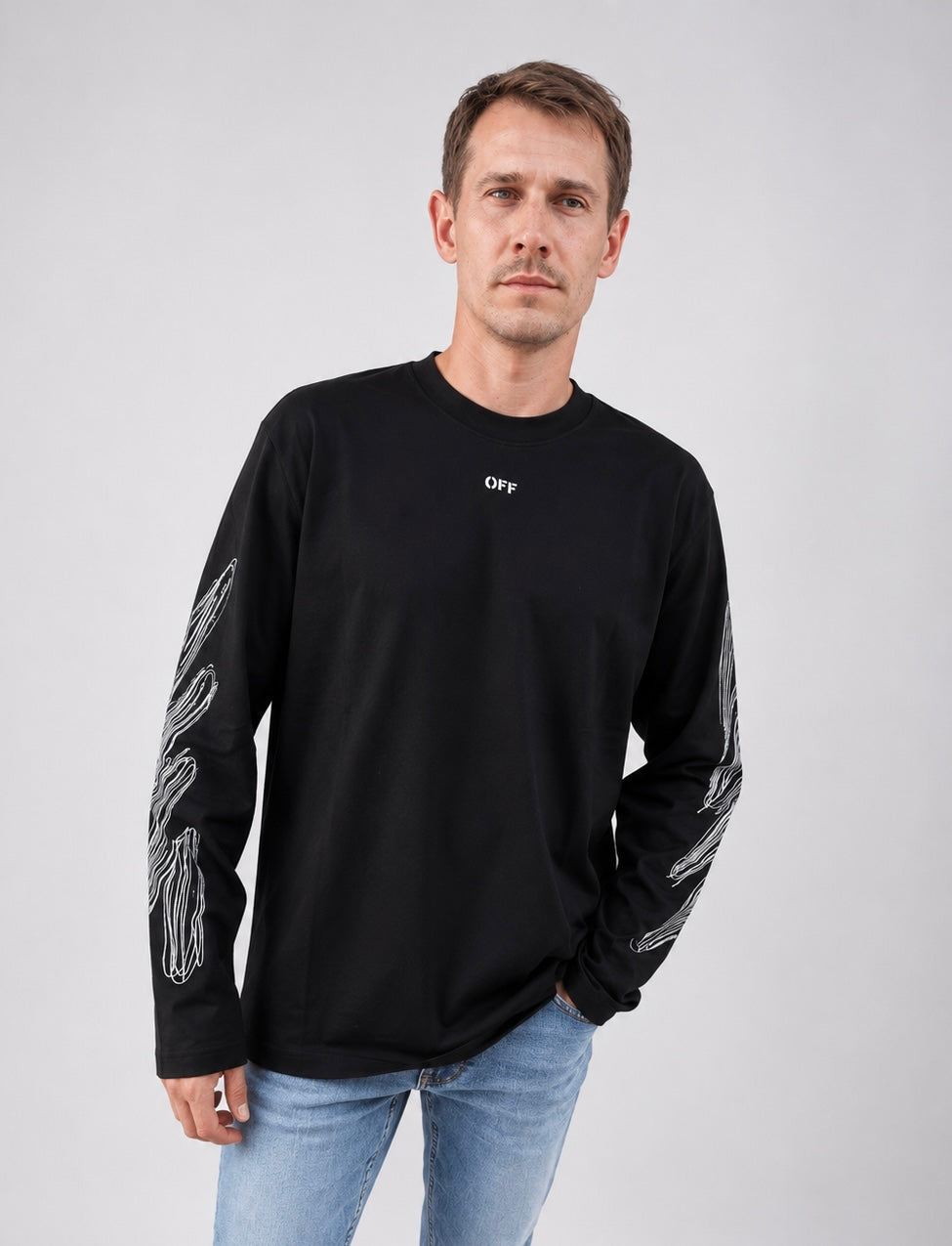 Off-White Langarm Shirt