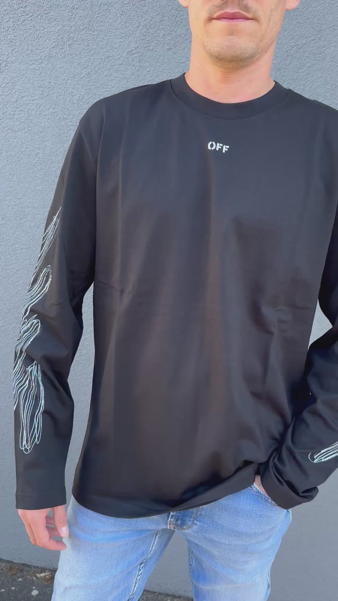 Off-White Langarm Shirt